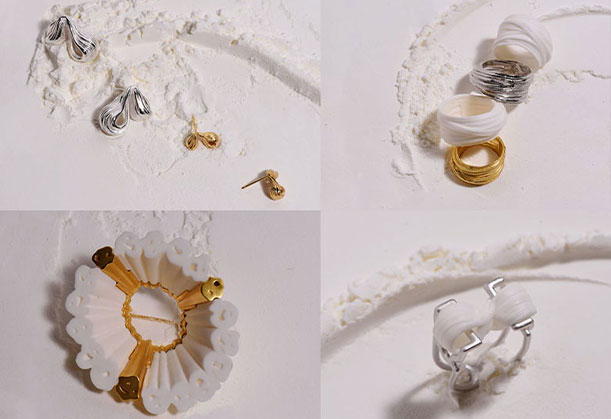 Ceramic 3D printing candied melon jewelry