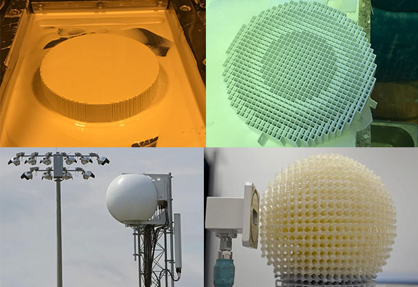 Application of ceramic 3D prin Longbo lens antenna in high frequency communication and RF 5G field